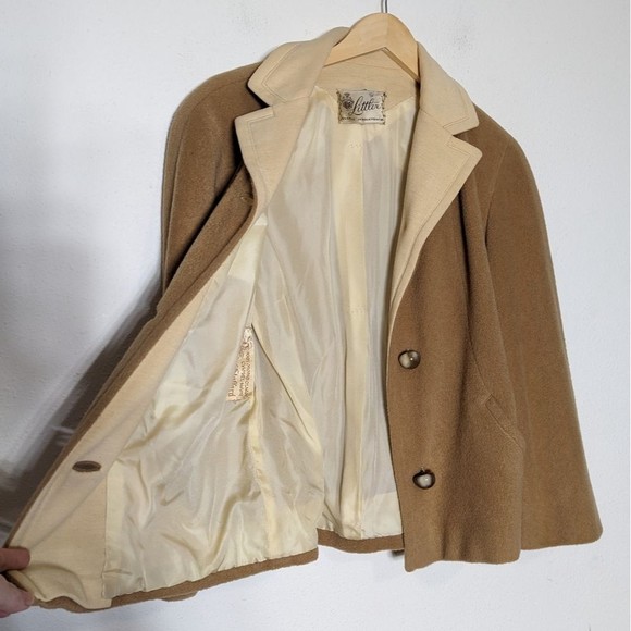 Vintage 50s Mongolian Camel Hair Tailored Jacket - Picture 12 of 16